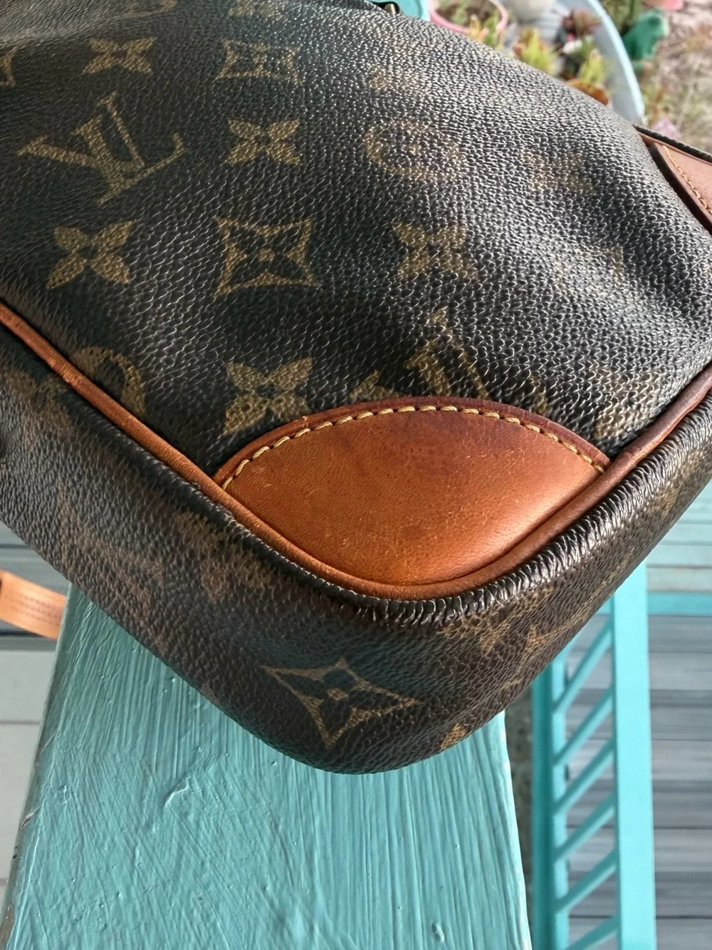 Louis Vuitton Vintage Danube PM Monogram Crossbody Bag